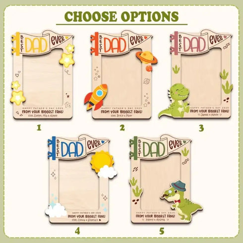 Personalized Photo Car Visor Clip Father's Day Gift